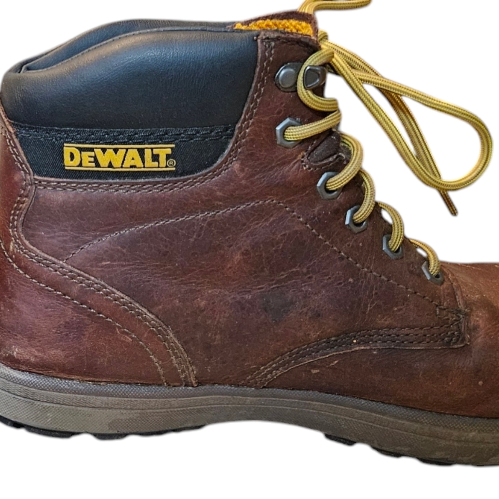 DEWALT Men's Plasma 6'' Work Boots - Soft Toe - Walnut Size 9